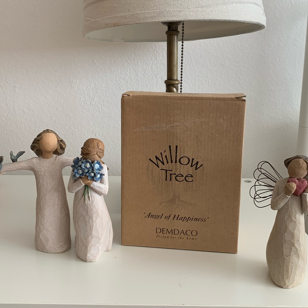 Lot of 4 Willow Tree Ornaments-1 NIB